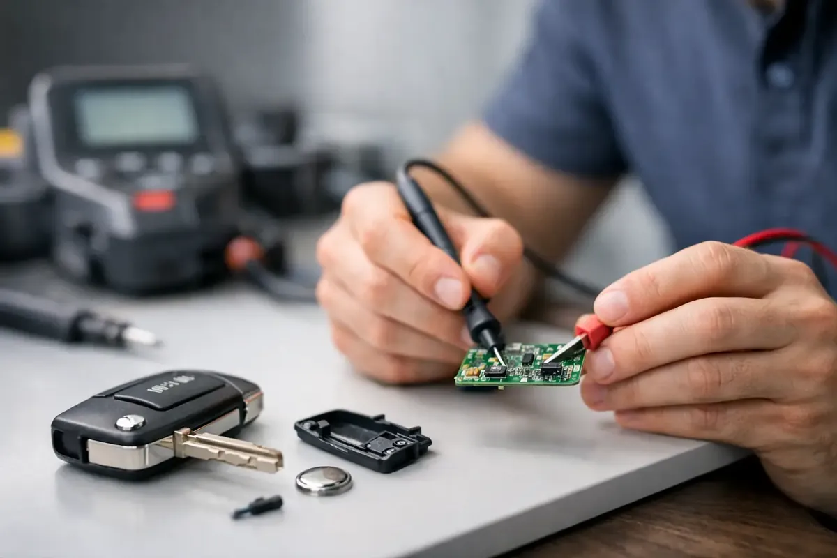 Symbolbild zum Beitrag: Auto-Funkschlüssel Reparatur richtig einschätzen