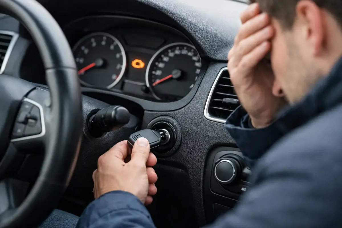 Symbolbild zum Beitrag: Auto startet nicht wegen Zündschloss - was tun?