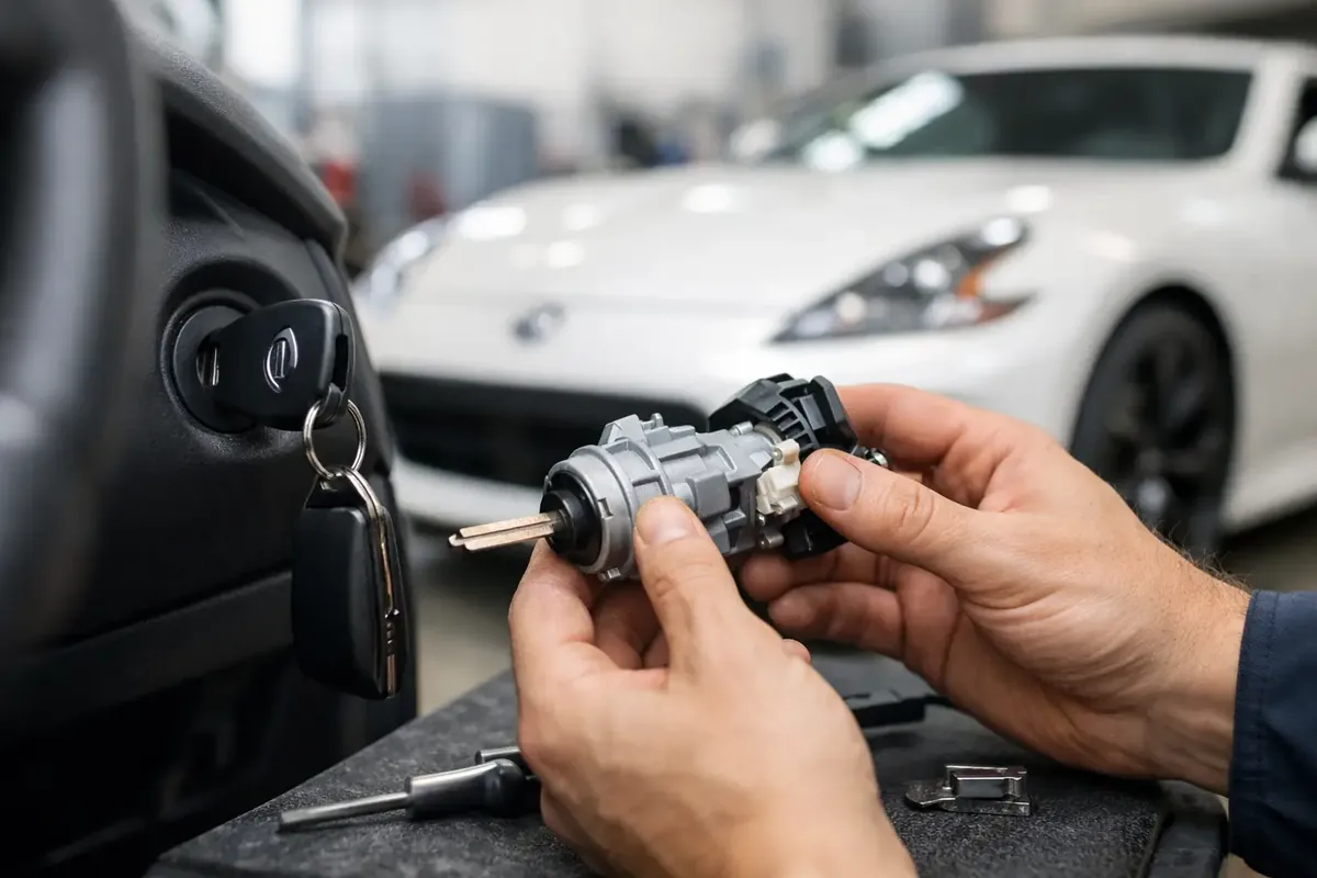 Symbolbild zum Beitrag: Nissan Zündschloss reparieren lassen - so geht's