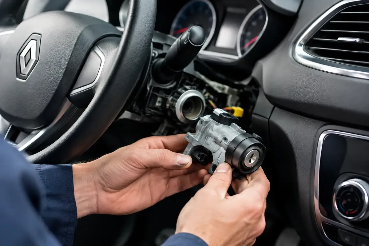 Symbolbild zum Beitrag: Renault Zündschloss Reparatur statt Austausch