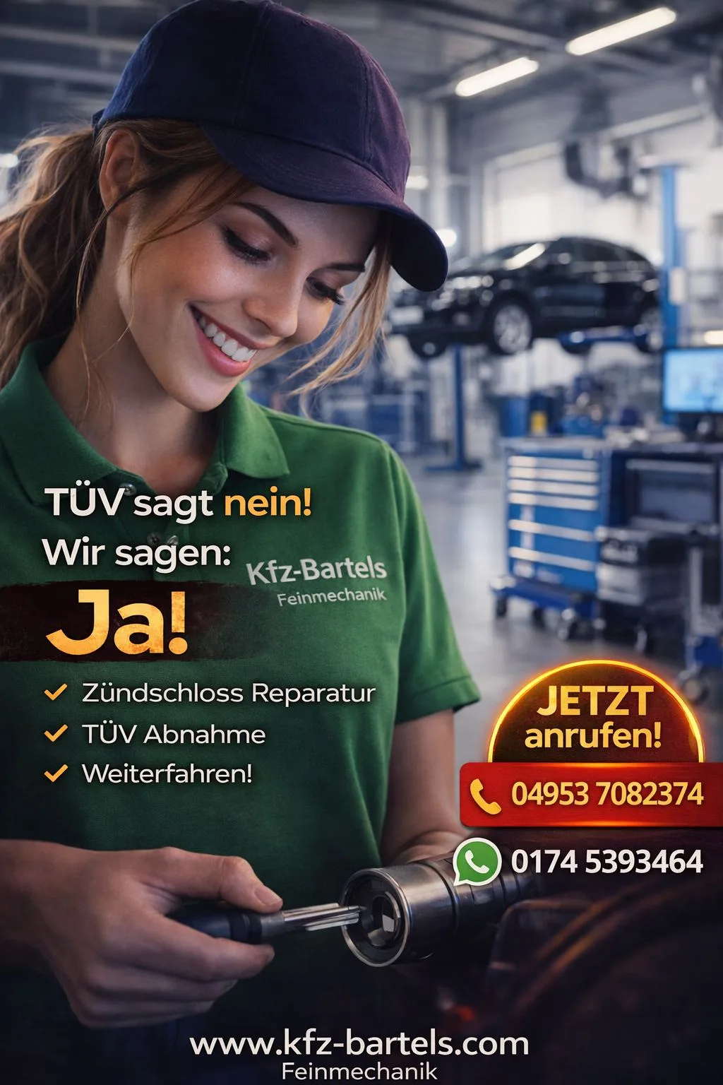 CNC-Fräse bei der Fertigung eines Ersatzteils